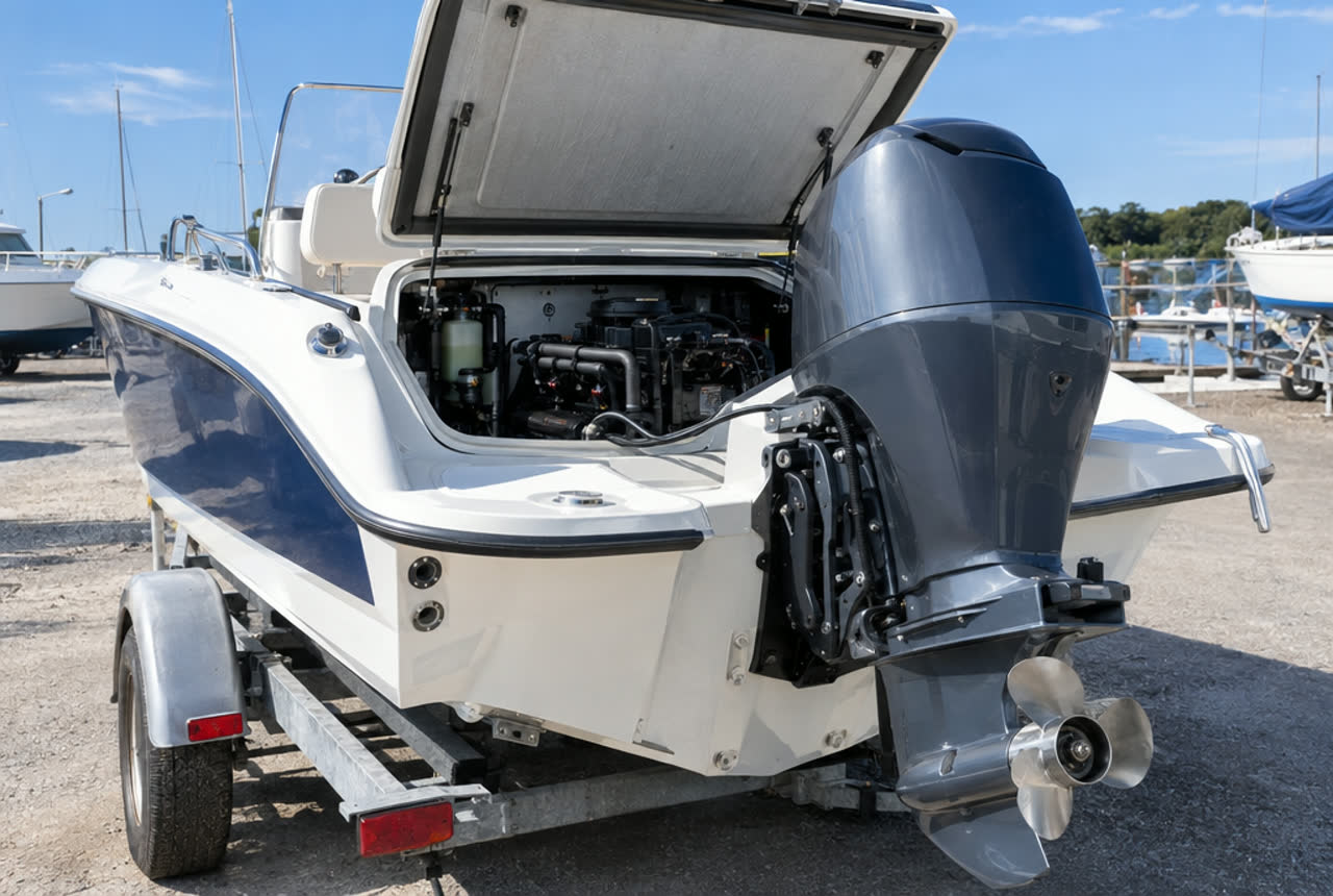 Marine: example of dry ice cleaning