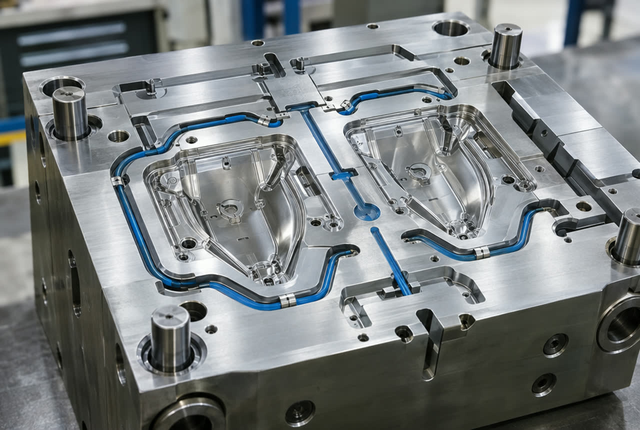 Injection molding and plastics: example of dry ice cleaning